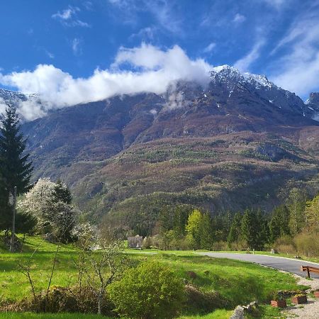 Pocitnisko Stanovanje Planja Soča Exterior foto