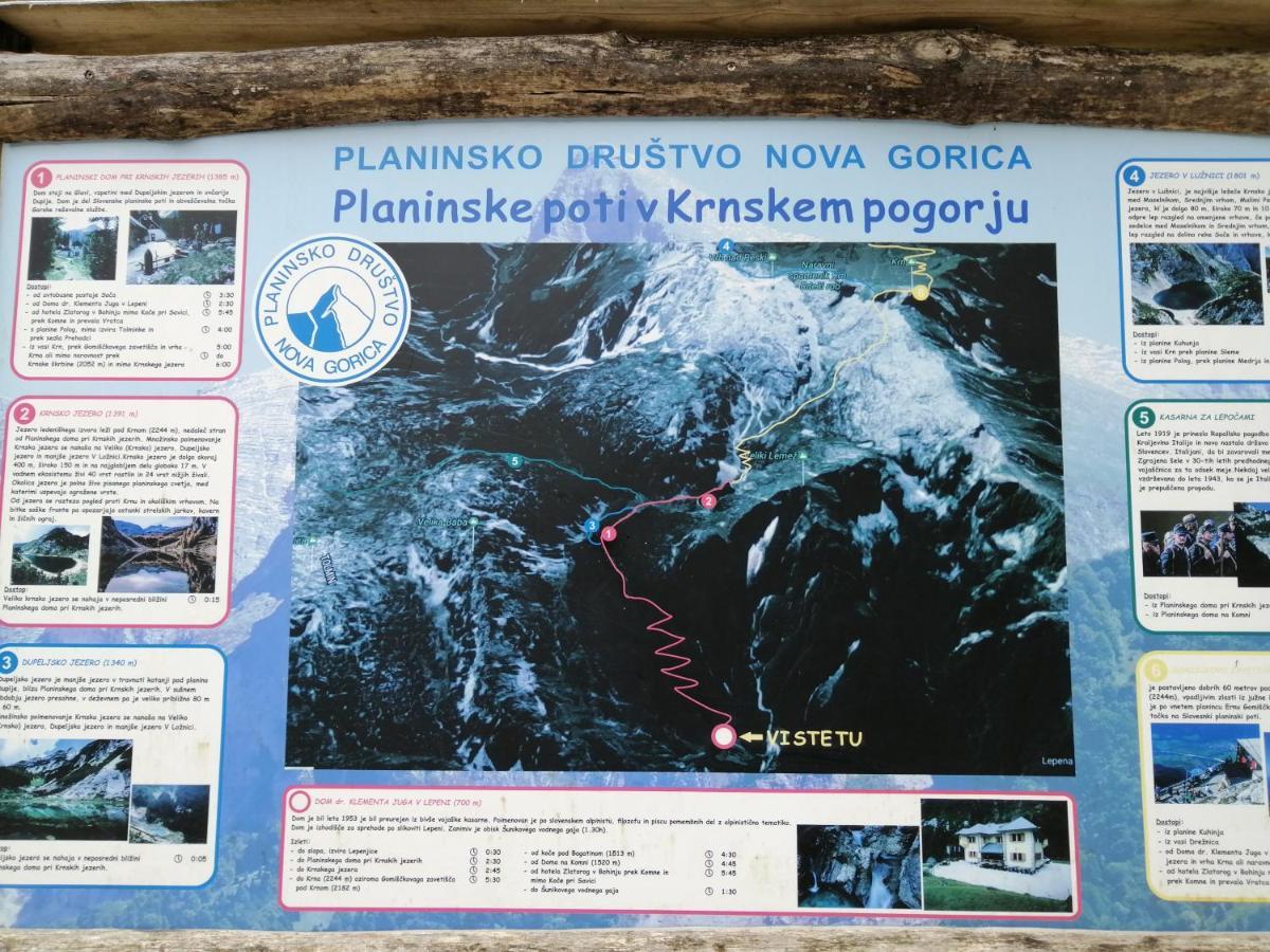 Pocitnisko Stanovanje Planja Soča Exterior foto