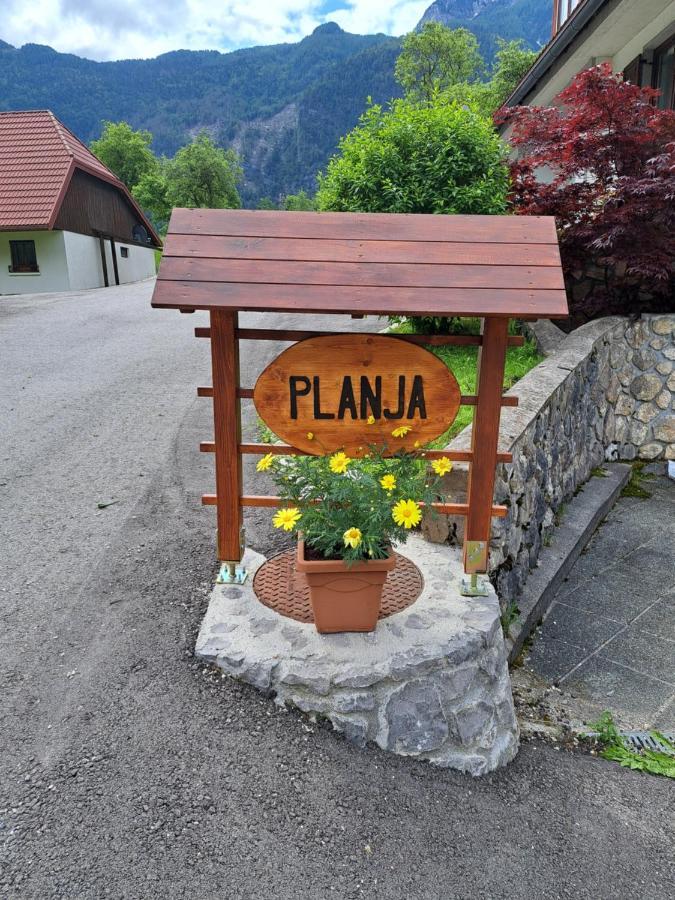 Pocitnisko Stanovanje Planja Soča Exterior foto